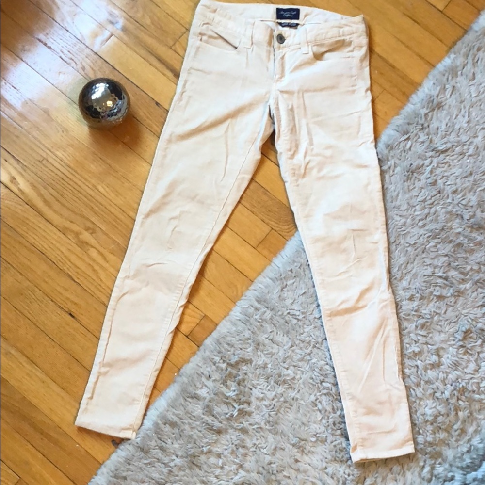Corduroy stretch jean